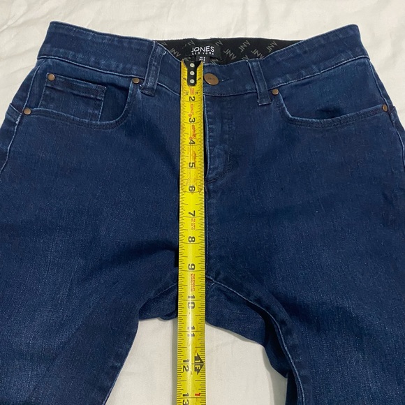 Jones New York Dark blue comfort waist straight jeans size 4 - Picture 5 of 10